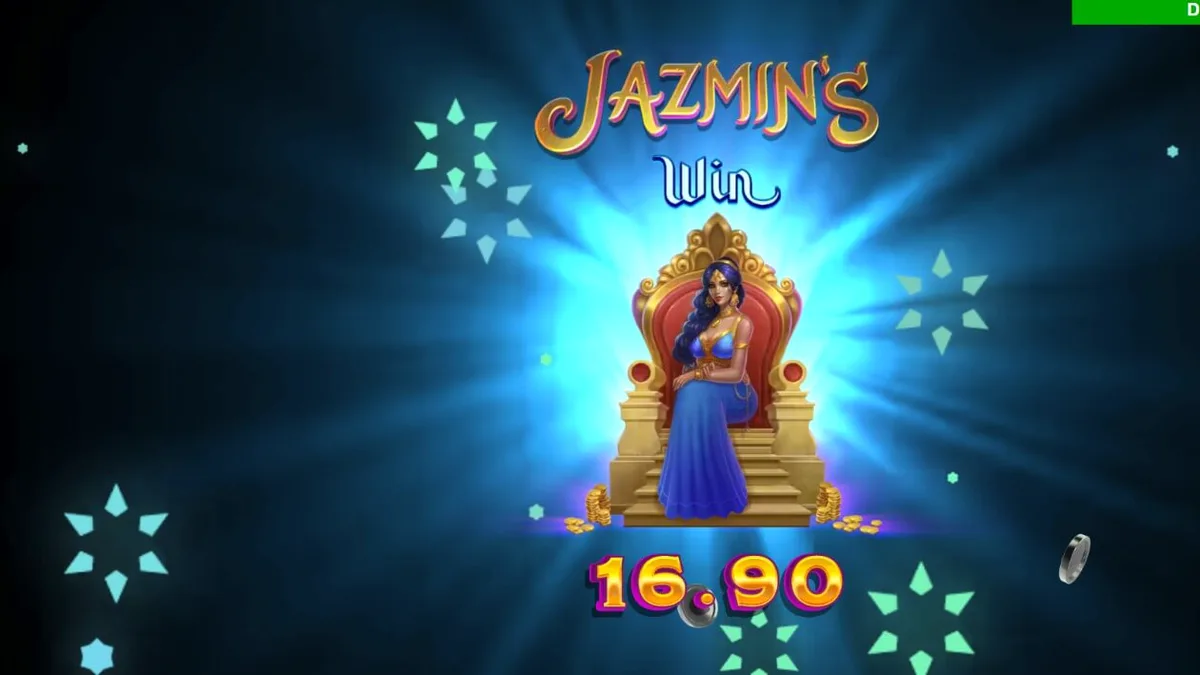 Interface do jogo Jazmin’s Wild Ways Smash Pots em um smartphone